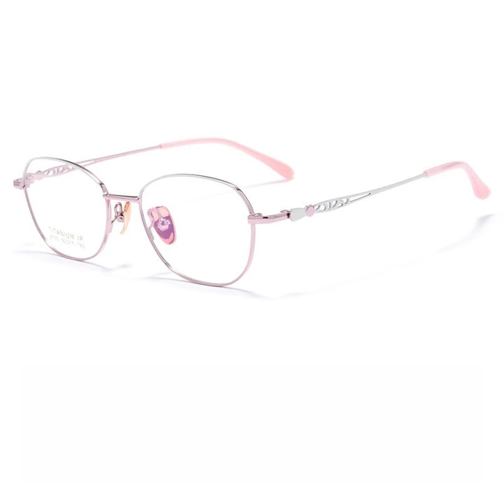 Yimaruili Women's Full Rim Oval Alloy Eyeglasses 81054