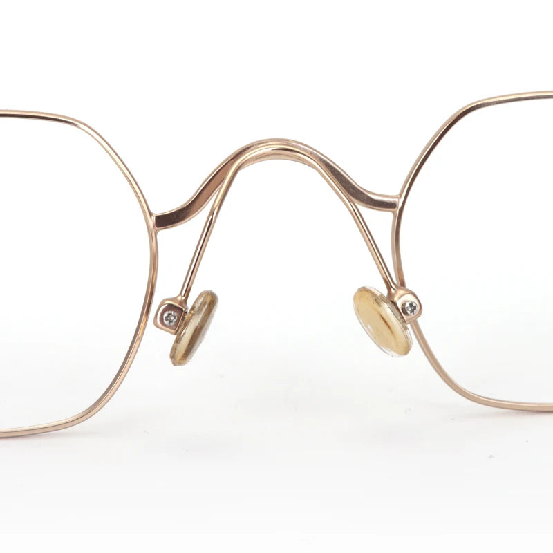 Muzz 19 men's small rectangle alloy prescription eyeglasses — view 7