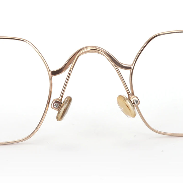 Muzz 19 men's small rectangle alloy prescription eyeglasses — view 7