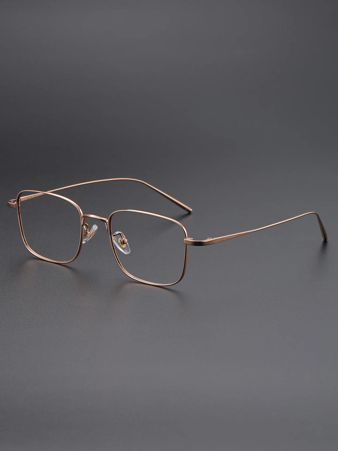 Momoja Unisex Full Rim Big Polygon Square Titanium Eyeglasses 27268