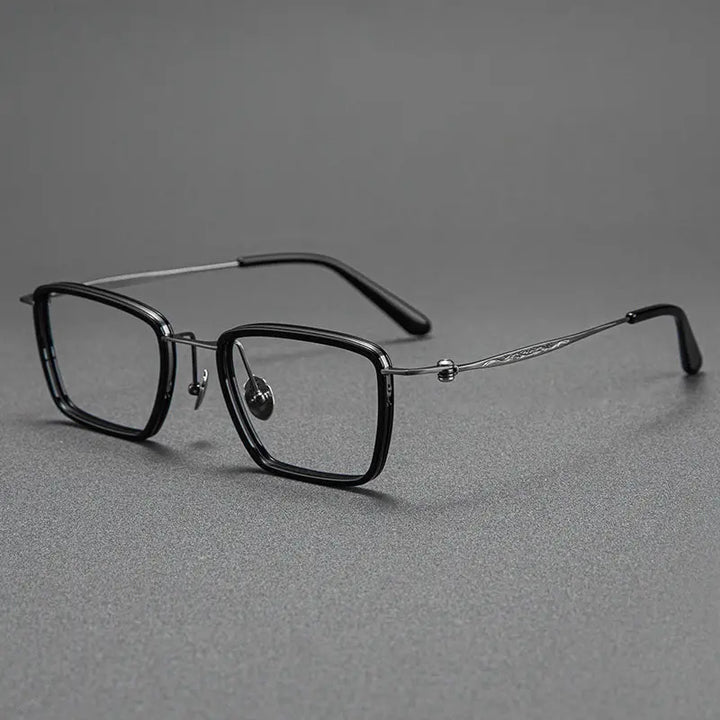 Blackmask Unisex Full Rim Square Acetate Eyeglasses BM-A6902
