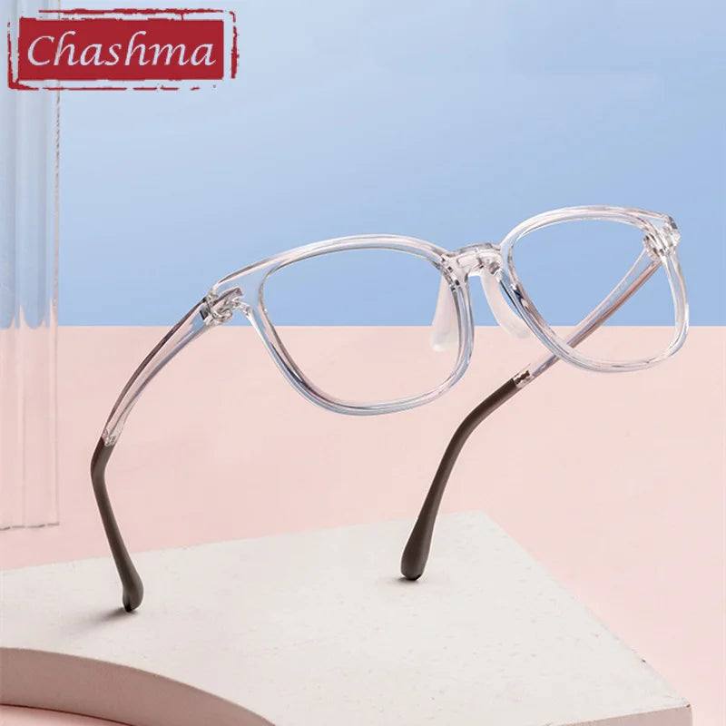 Chashma Ottica Unisex Youth Full Rim Square Tr 90 Titanium Eyeglasses 2606 Full Rim Chashma Ottica   