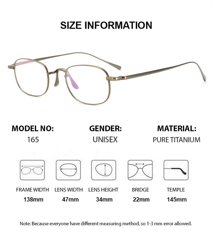 Summer Flower Women's Full Rim Oval Square Titanium Eyeglasses 842165 Full Rim Summer Flower