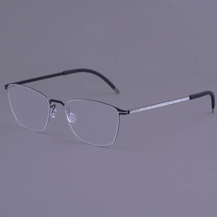 Bobbie 467351 Unisex 140mm Full Rim Square Titanium Frames FuzWeb