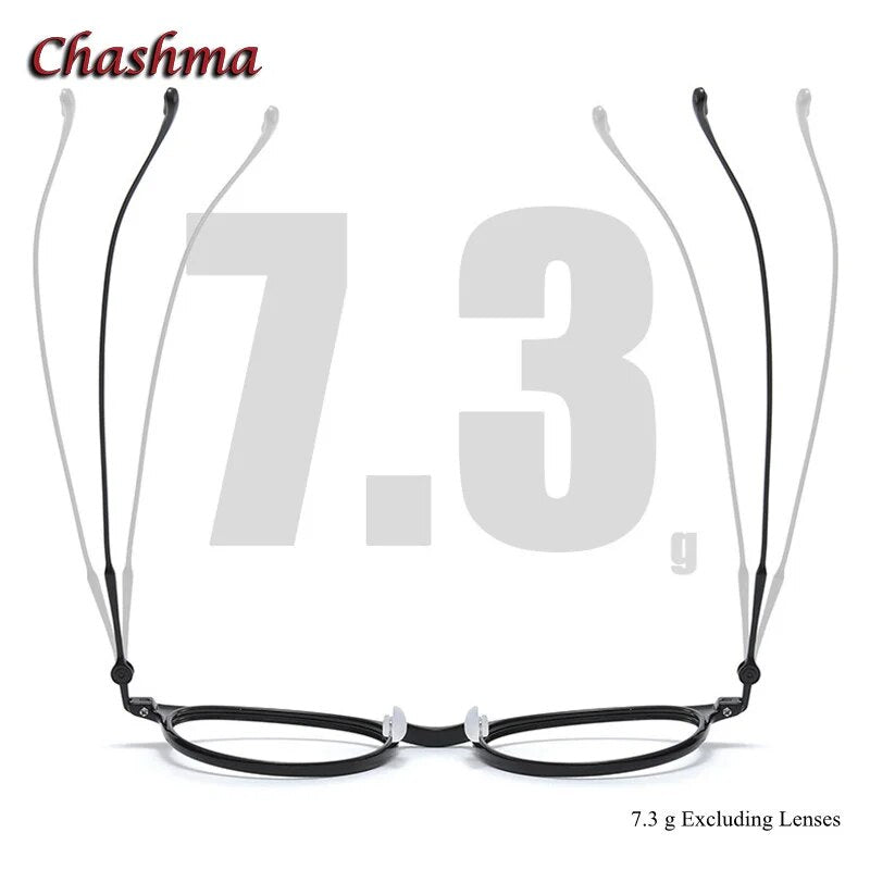 Chashma Ochki Unisex Full Rim Round Tr 90 Titanium Eyeglasses 8643 Full Rim Chashma Ochki   