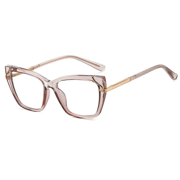 CCspace Women's Full Rim Square Tr 90 Alloy Reading Glasses 312727