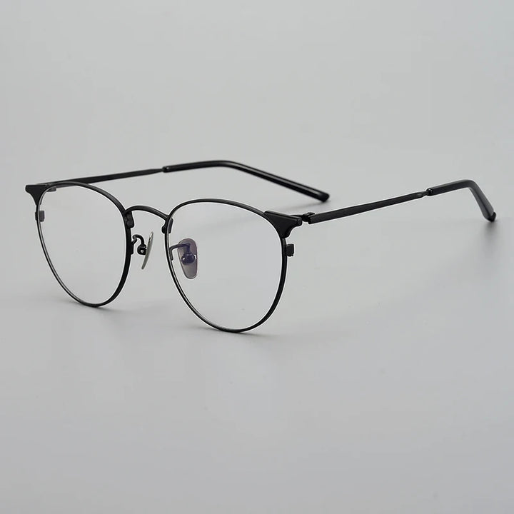 Aimee Unisex Full Rim Round Oval Titanium Eyeglasses 19960 Full Rim Aimee   