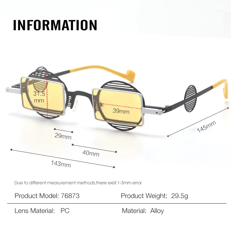Aror Unisex Full Rim Round Alloy Eyeglasses Side Flip Sunglasses 76873