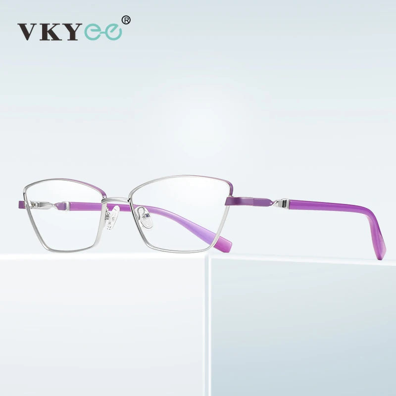 Vicky Unisex Full Rim Square Stainless Steel Reading Glasses 3012 Reading Glasses Vicky   