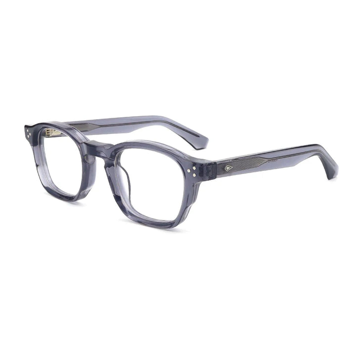 Gatenac Unisex Full Rim Brow Line Square Acetate Eyeglasses G66302