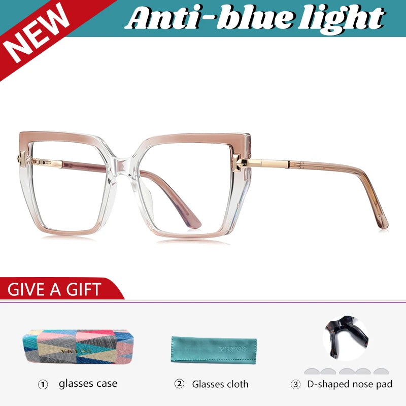 Vicky Women's Full Rim Butterfly TR 90 Alloy Reading Glasses 512267