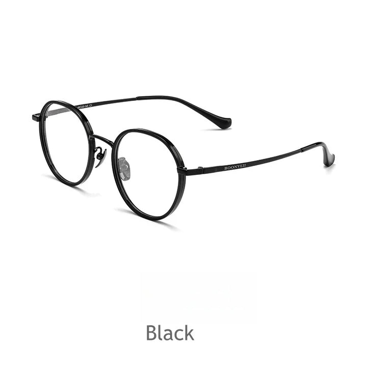 KatKani Womens Full Rim Oval Titanium Eyeglasses Bv6035v Full Rim KatKani Eyeglasses Black  