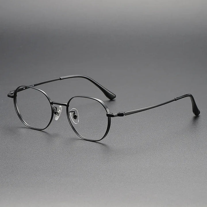 Momoja Women's Full Rim Polygonal Titanium Eyeglasses 124208