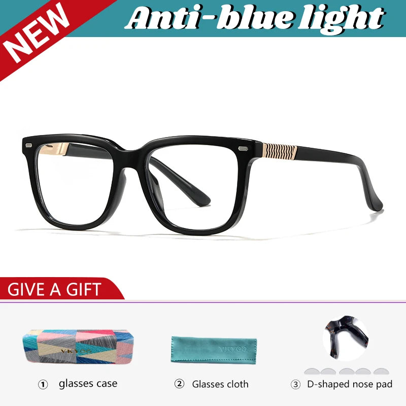 Vicky Unisex Full Rim Square Tr 90 Alloy Reading Glasses 360030