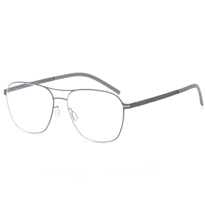 Aror Women's Full Rim Square Double Bridge Titanium Eyeglasses 49251