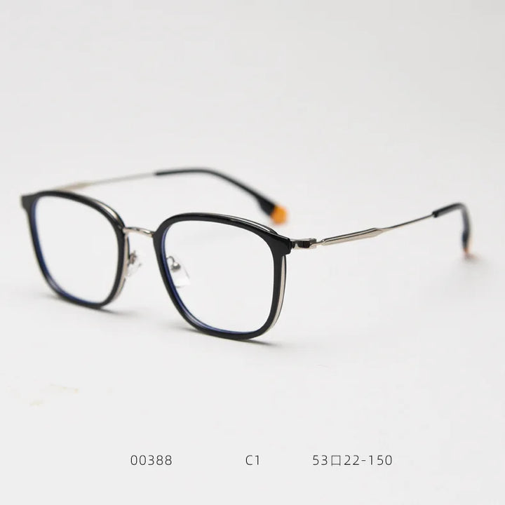 Gmei Optical TF00388 unisex square alloy prescription eyeglasses — view 5