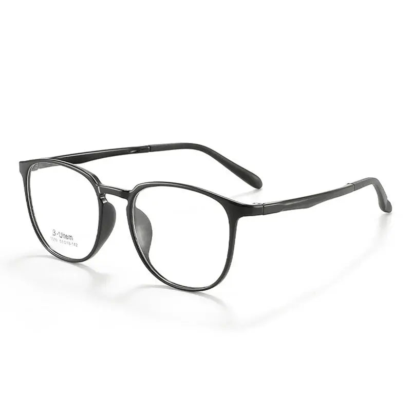 Gatenac Unisex Full Rim Square Tr 90 Titanium Eyeglasses 773309 FuzWeb