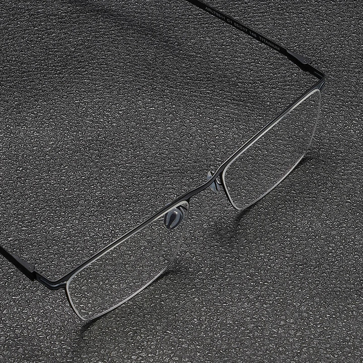 Gatenac Unisex Full Rim Square Titanium Eyeglasses Gxyj1147 Full Rim Gatenac   