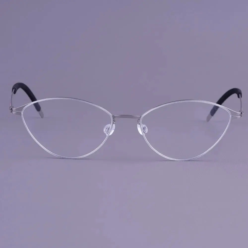 Bobbie 465167 Men’s Screwless Full Rim Oval Titanium Frames FuzWeb