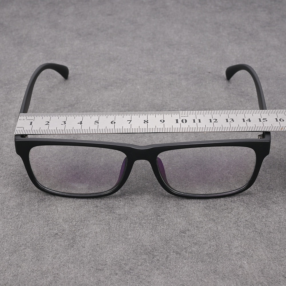Cubojue Unisex Full Rim Oversized Square Tr 90 Titanium Presbyopic Reading Glasses 003 Reading Glasses Cubojue   