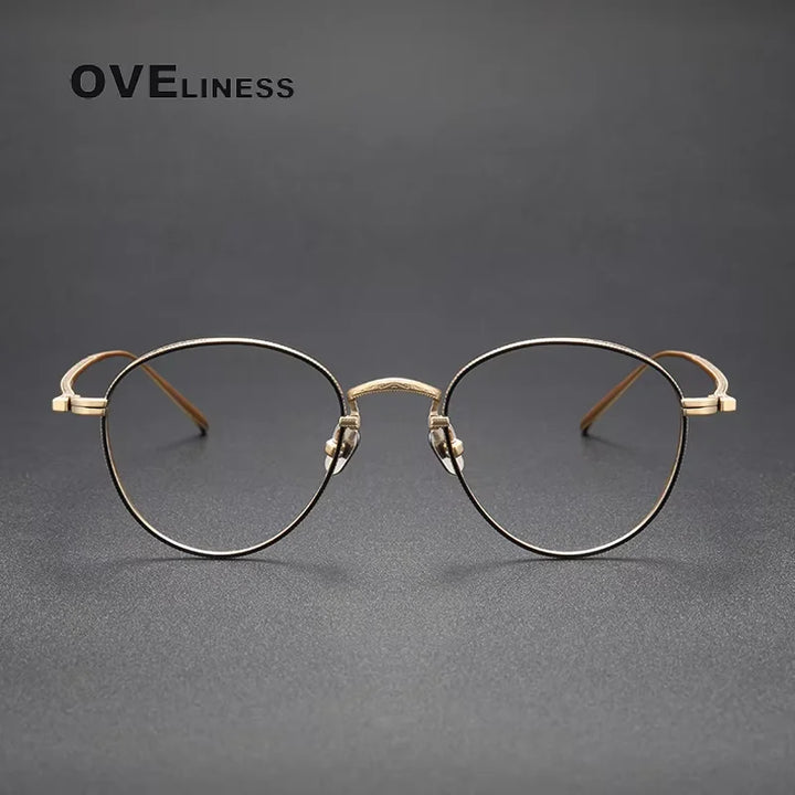 Oveliness Women's Full Rim Oval Square Titanium Eyeglasses 3096 Full Rim Oveliness   