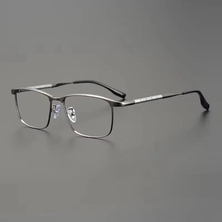 Bobbie 611900 Men’s 145mm Full Rim Square Titanium Frames FuzWeb