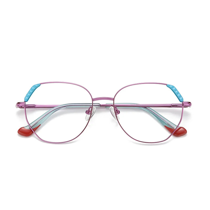 Vicky Unisex Full Rim Polygon Alloy Reading Glasses 3015 Reading Glasses Vicky