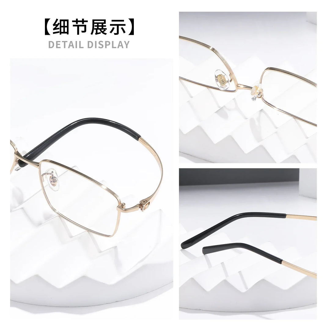 Bclear Men Full Rim Square Titanium Eyeglasses SM-91357