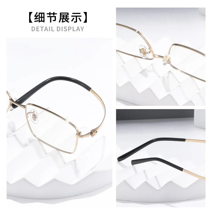 Bclear Men Full Rim Square Titanium Eyeglasses SM-91357