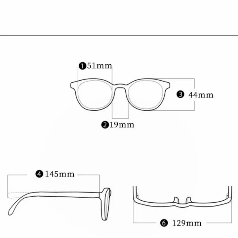 Momoja Women's Full Rim Polygon Screwless Titanium Eyeglasses 70166