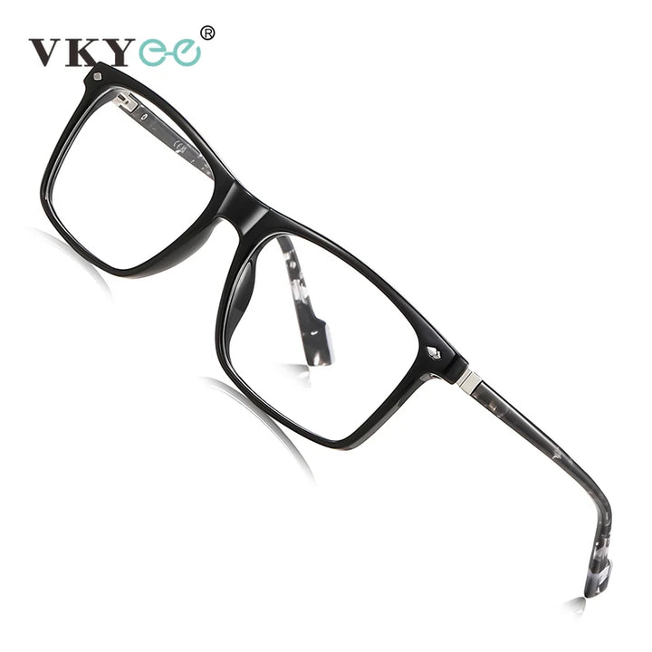 Vicky Men's Full Rim Square Tr 90 Titanium Reading Glasses 77218