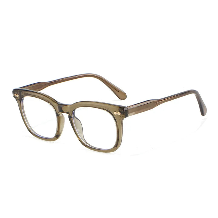 Xbora Women's Full Rim Oval Square Tr 90 Titanium Eyeglasses 70951