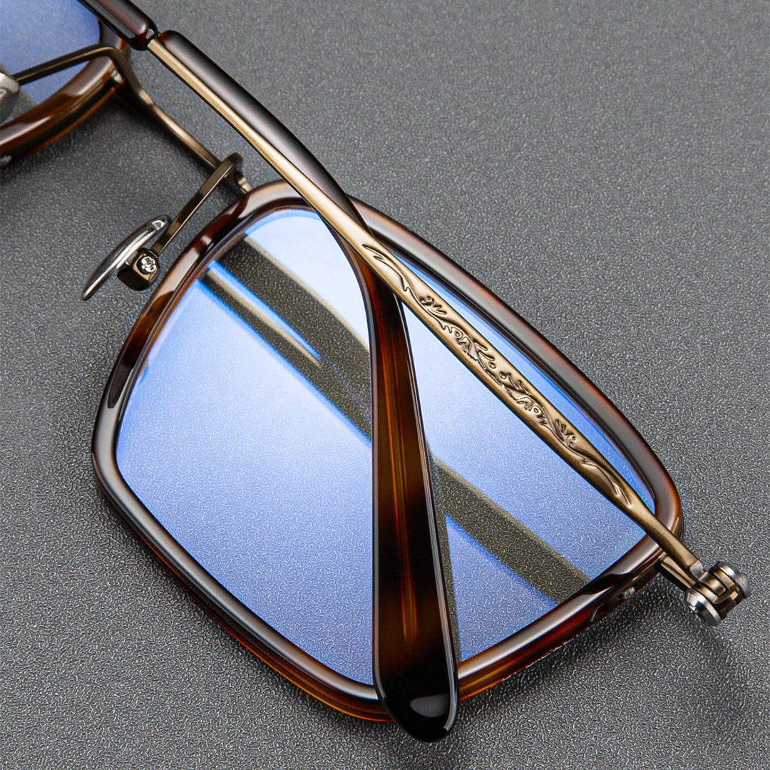 Blackmask Unisex Full Rim Square Acetate Eyeglasses BM-A6902