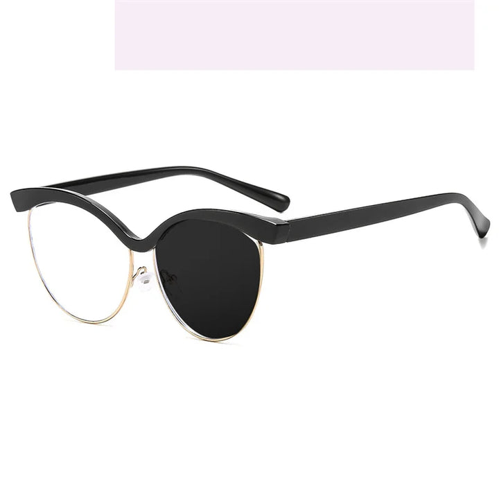 Kocolior Women's Full Rim Cat Eye Tr 90 Alloy Photochromic Reading Glasses 713162