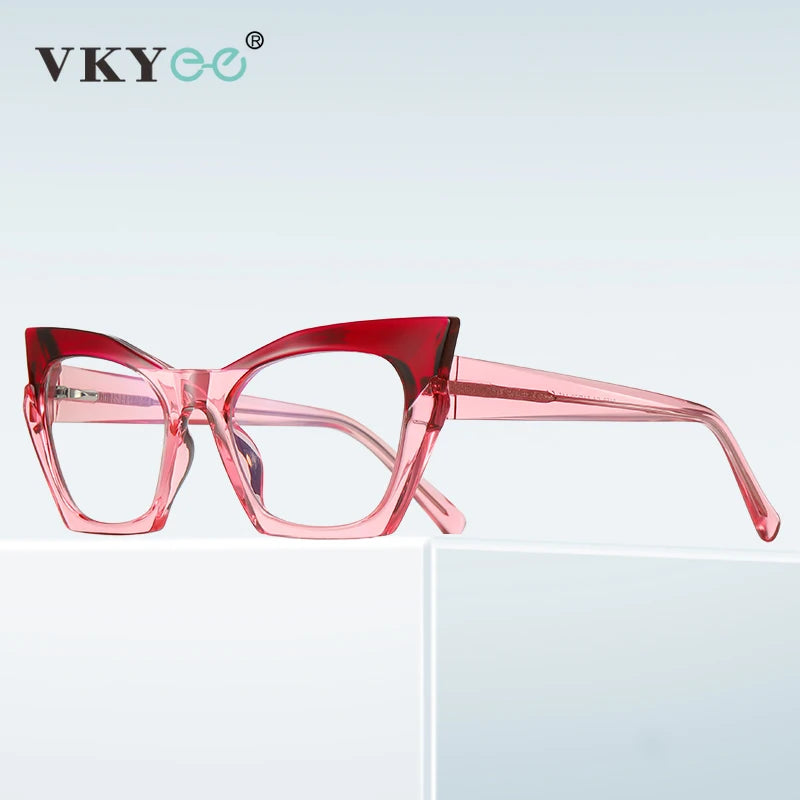 Vicky Unisex Full Rim Tr 90 Titanium Cat Eye Reading Glasses 2158 Reading Glasses Vicky   