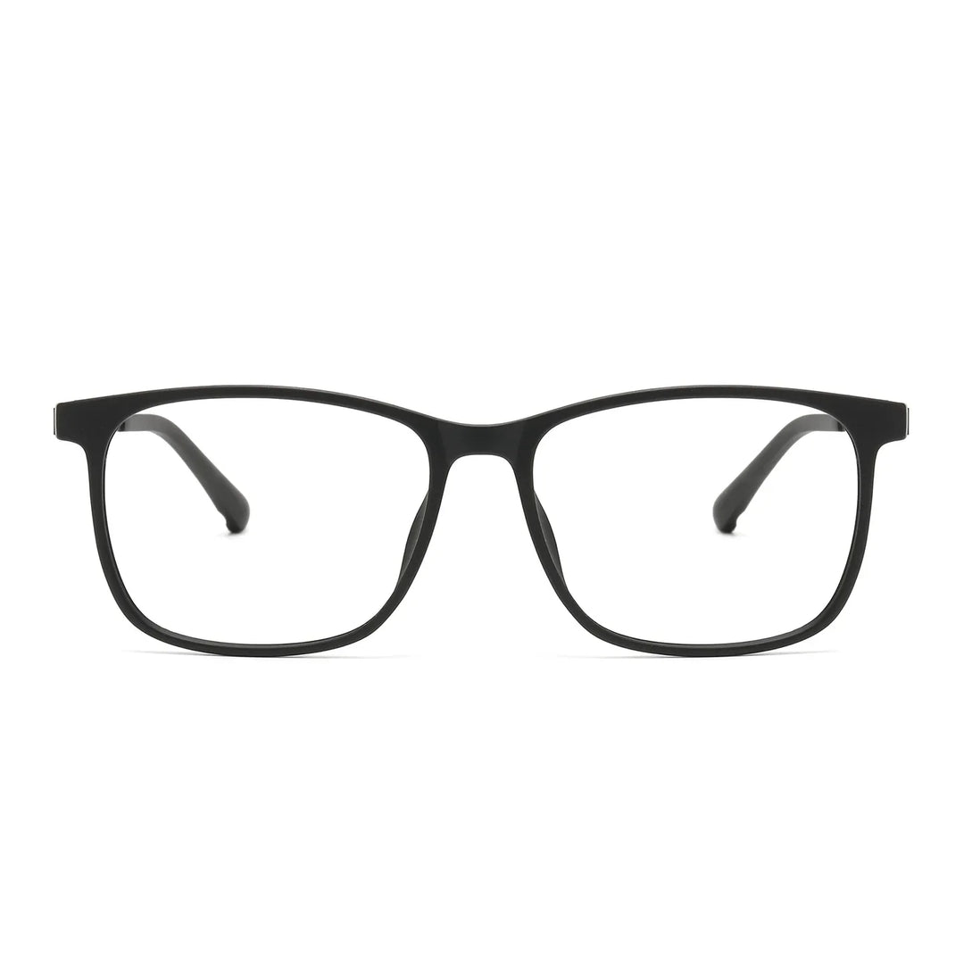 Bclear Unisex Full Rim Square TR90 Eyeglasses SM-9825