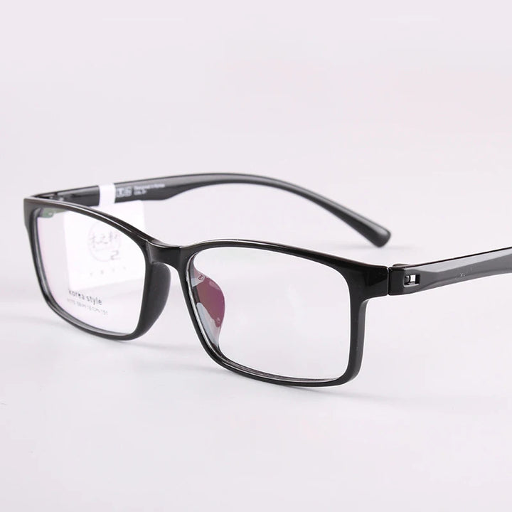 Cubojue Unisex Full Rim Big Square Tr 90 Titanium Reading Glasses 43155