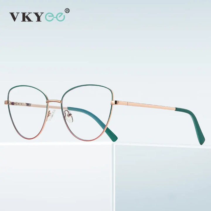 Vicky Women's Full Rim Stainless Steel Cat Eye Reading Glasses 3083 Reading Glasses Vicky   