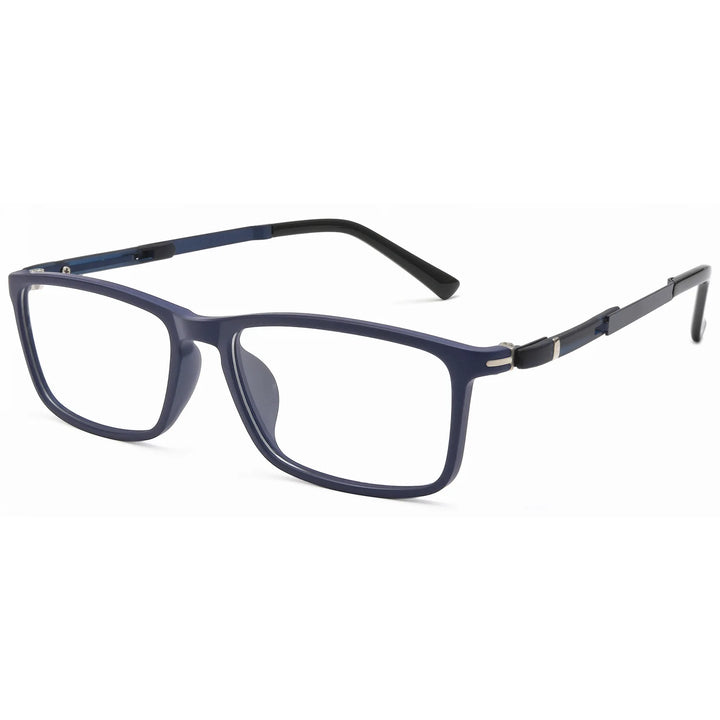 Gmei Optical P9164 unisex square TR-90 titanium prescription eyeglasses — view 4
