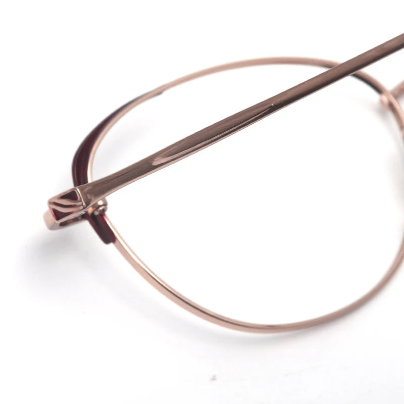 Muzz 35176 women's IP titanium prescription eyeglasses — view 9