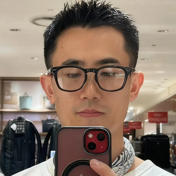 Bobbie Unisex Full Rim Square Acetate Eyeglasses NP-161