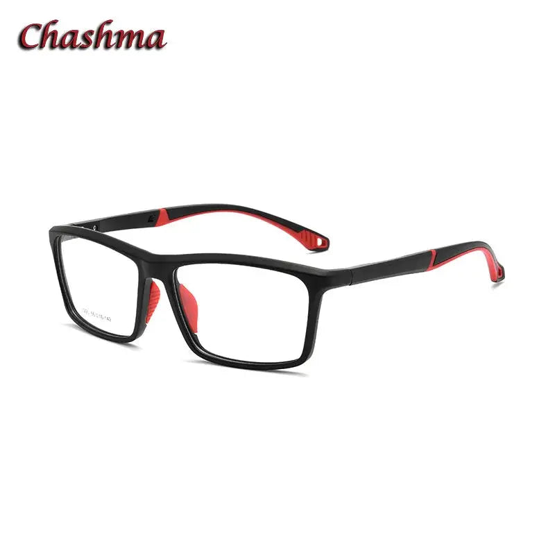 Chashma Ochki Mens Full Rim Square Tr 90 Sport Eyeglasses 1220 — view 6 | Chashma Ochki at FuzWeb