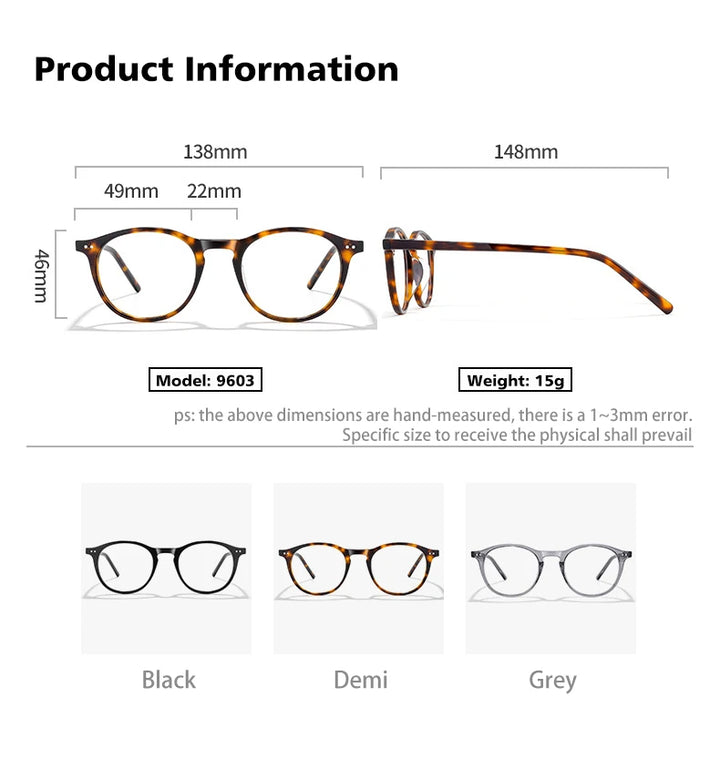Vicky Women's Full Rim Oval Tr 90 Titanium Reading Glasses 319602