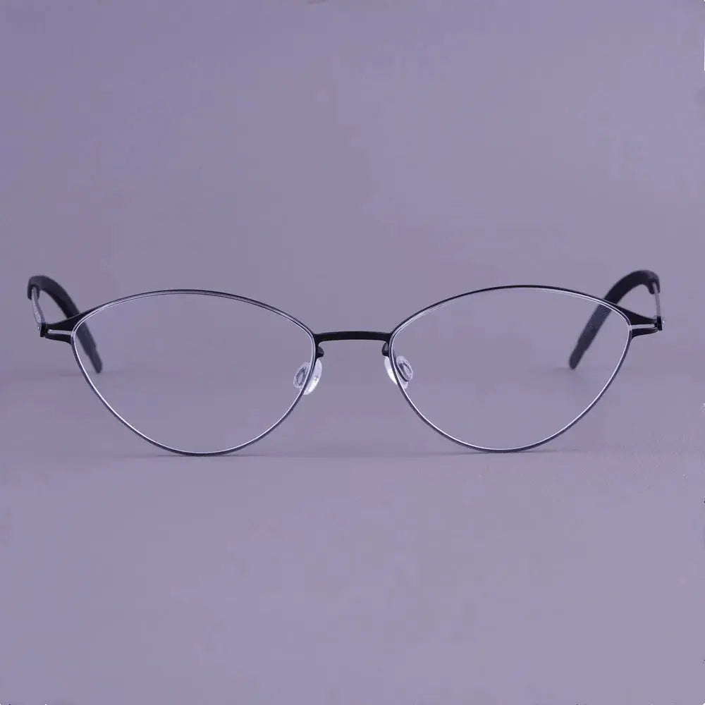 Bobbie 465167 Men’s Screwless Full Rim Oval Titanium Frames FuzWeb