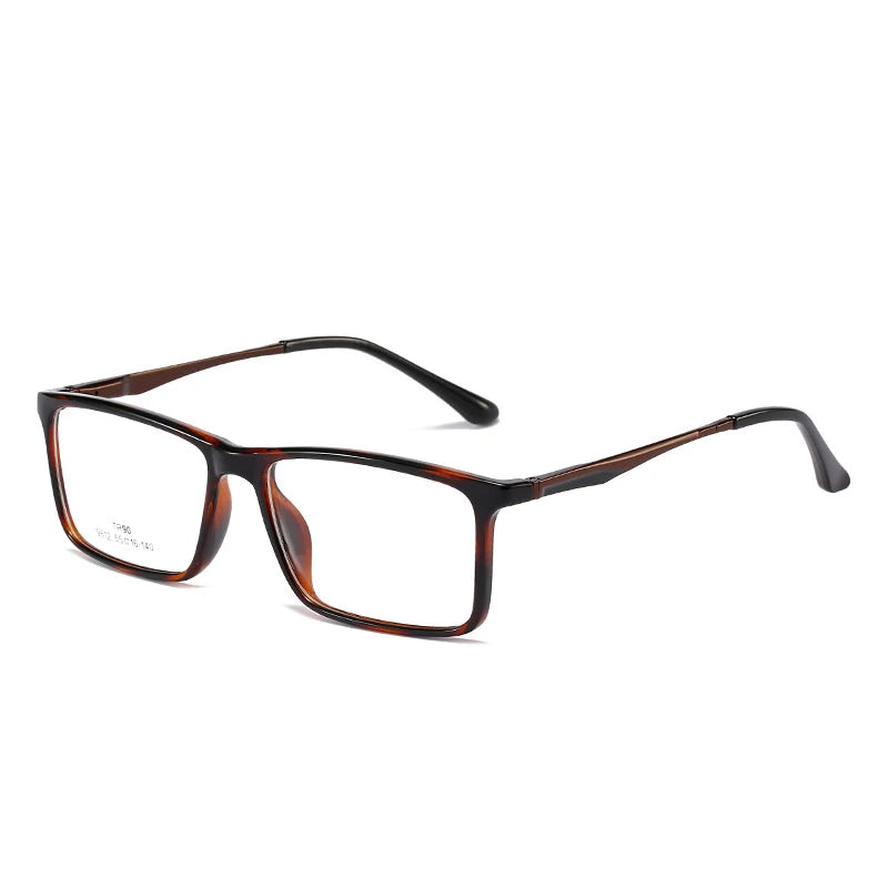 Hotochki Unisex Full Rim Square Tr 90 Eyeglasses 99612 Full Rim Hotochki C4 CN