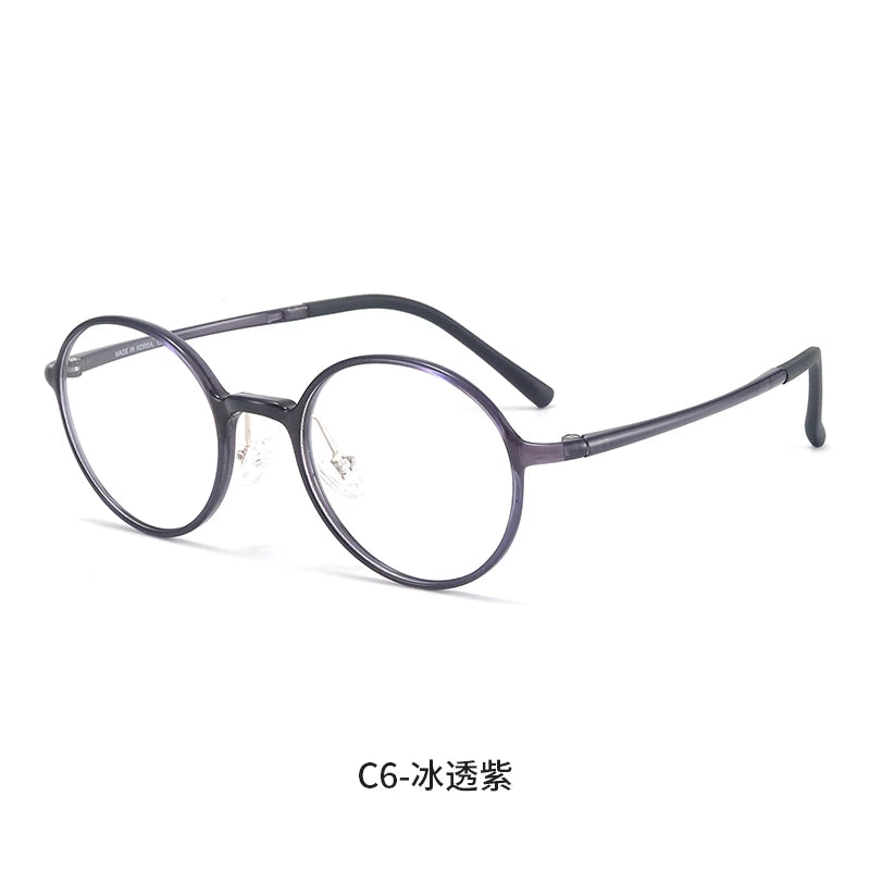 Bclear Unisex Full Rim Round TR90 Eyeglasses MY-1147
