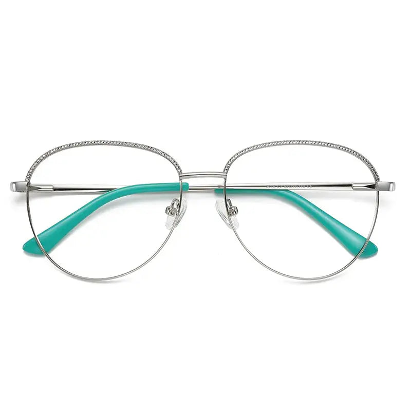 Vicky Women's Full Rim Square Alloy Reading Glasses 3036.