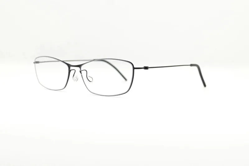 Aimee Unisex Full Rim Square Screwless Titanium Eyeglasses 5101 Full Rim Aimee GRAY  