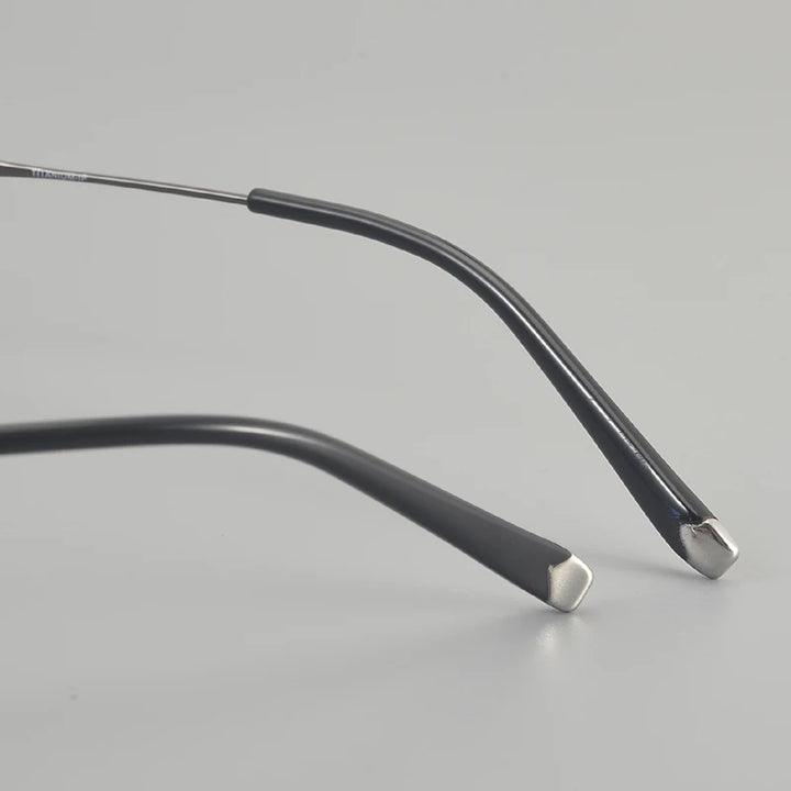 Muzz ZRB2 men's rimless pure titanium prescription eyeglasses — view 9