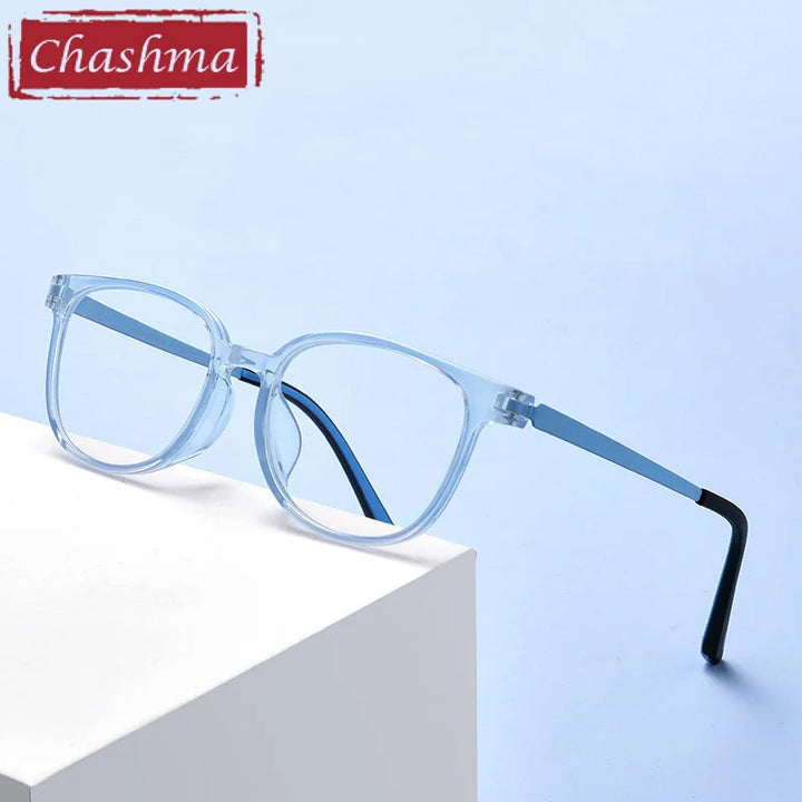 Chashma Ottica Unisex Youth's Full Rim Square Tr 90 Titanium Eyeglasses 99905 Full Rim Chashma Ottica   